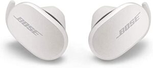bose quietcomfort noise cancelling earbuds – true wireless earphones with voice control, white