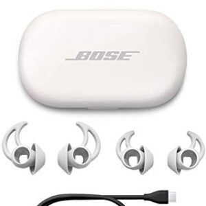 Bose QuietComfort Noise Cancelling Earbuds – True Wireless Earphones with Voice Control, White