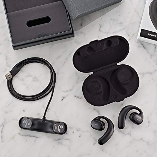 Bose Sport Open Earbuds — True Wireless Open Ear Headphones - Sweat Resistant for Running, Walking and Workouts, Black