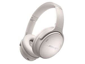 bose quietcomfort 45 noise canceling bluetooth headphones (white smoke)