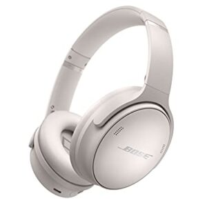 Bose QuietComfort 45 Noise Canceling Bluetooth Headphones (White Smoke)