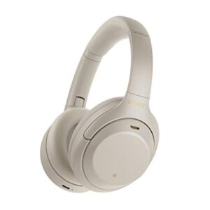 Sony WH-1000XM4 Wireless Premium Noise Canceling Overhead Headphones with Mic for Phone-Call and Alexa Voice Control, Silver
