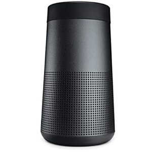 bose soundlink revolve portable bluetooth 360 speaker, triple black (renewed)