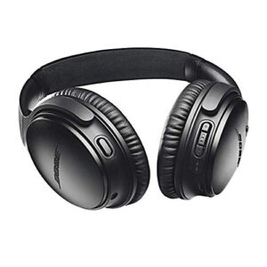 Bose QuietComfort 35 (Series II) Wireless Headphones, Noise Cancelling, Alexa Voice Control - Black - Worldwide Version (Renewed)