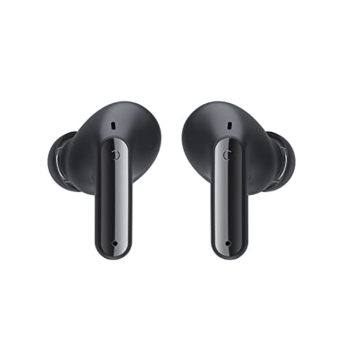 LG TONE Free FP8 - Enhanced Active Noise Cancelling True Wireless Bluetooth Earbuds with Meridian Sound, UVnano Kills 99.9% of Bacteria on Speaker Mesh*, Wireless Charging Case, 3 Mics