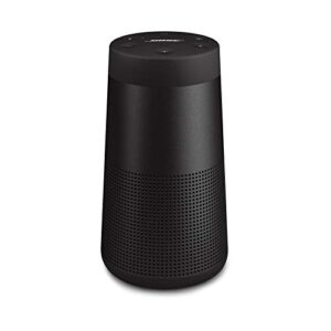 Bose SoundLink Revolve (Series II) Portable Bluetooth Speaker – Wireless Water-Resistant Speaker, Black & SoundLink Revolve Charging Cradle Black