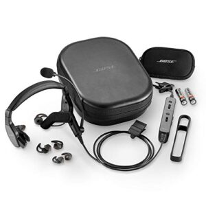 Bose Proflight Series 2 Aviation Headset with Bluetooth Connectivity, 5 Pin XLR Cable, Black