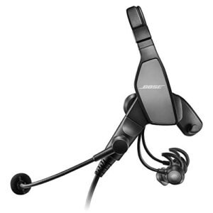 Bose Proflight Series 2 Aviation Headset with Bluetooth Connectivity, 5 Pin XLR Cable, Black