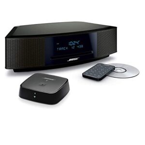 bose wave music system iv bundle with bluetooth soundtouch wireless adapter- espresso black