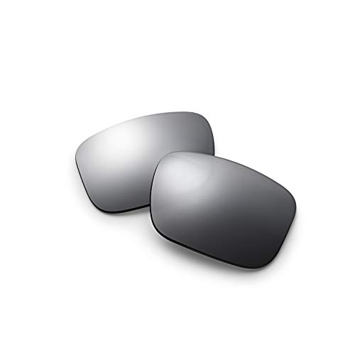 Bose Mirrored Silver, Tenor Polarized Square Replacement Sunglass Lenses, Lens Width: 55 mm