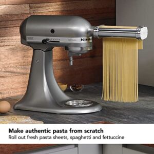 KitchenAid 3-Piece Pasta Roller & Cutter Set Attachment, Silver