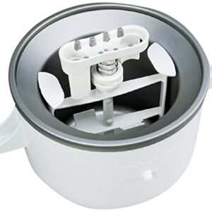 KitchenAid Ice Cream Maker Attachment - Excludes 7, 8, and most 6 Quart Models, Fits 5 to 6 quart Mixers