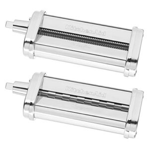 KitchenAid KSMPCA Pasta Cutter Attachment Set (2 Piece), One Size, Silver