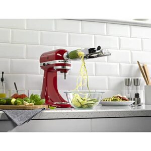 KitchenAid Spiralizer Plus Attachment with Peel, Core and Slice, Silver