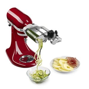 KitchenAid Spiralizer Plus Attachment with Peel, Core and Slice, Silver