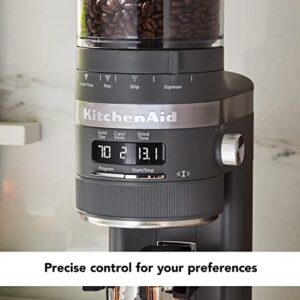 KitchenAid Burr Coffee Grinder - KCG8433, Charcoal Grey, 10 Oz