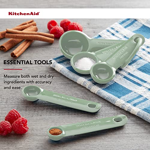 KitchenAid Universal Measuring Spoon Set, 5-Piece, Pstachio