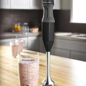 KitchenAid KHB1231OB 2-Speed Hand Blender, Onyx Black