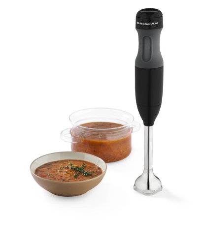 KitchenAid KHB1231OB 2-Speed Hand Blender, Onyx Black