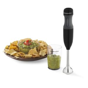 KitchenAid KHB1231OB 2-Speed Hand Blender, Onyx Black