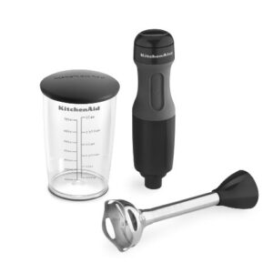 KitchenAid KHB1231OB 2-Speed Hand Blender, Onyx Black