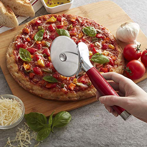 KitchenAid Gourmet Pizza Wheel, 9-Inch, Red