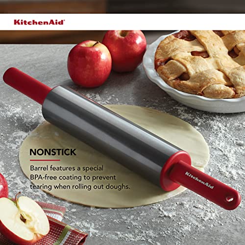 KitchenAid Gourmet Rolling Pin, One Size, Red