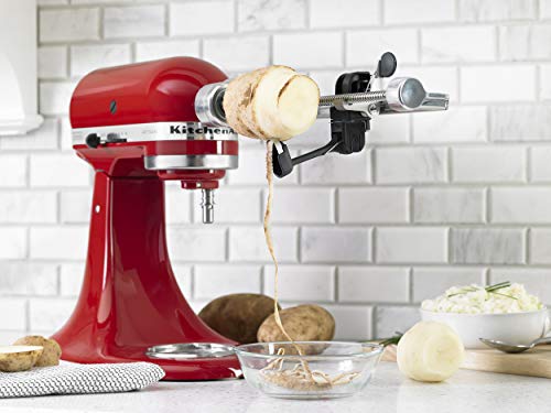 KitchenAid KSM2APCQ 7 Blade Spiralizer Plus with Peel, Core and Slice