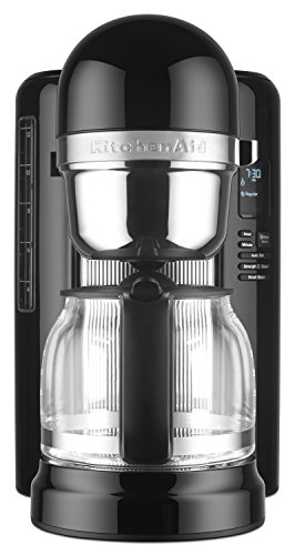 KitchenAid KCM1204OB 12-Cup Coffee Maker with One Touch Brewing - Onyx Black