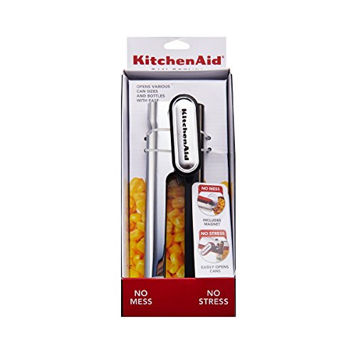 KitchenAid KD199OHOBA No Mess, No Stress Can Opener, One Size, Matte Black