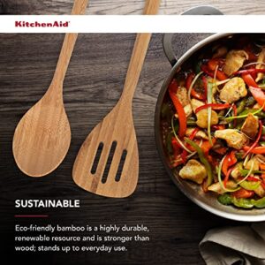 KitchenAid Bamboo Turner and Spoon Set, 2-Piece