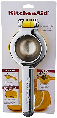 KitchenAid No Mess Citrus Squeezer, One size, Lemon