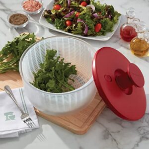 KitchenAid Universal Salad Spinner with Pump Mechanism and Large Bowl, 7.43 Quart, Empire Red