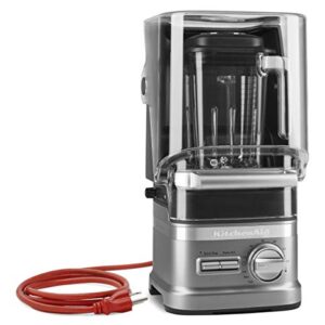 KitchenAid KSBC1B2CU NSF Enclosure Commercial Blender, 60 oz, Contour Silver