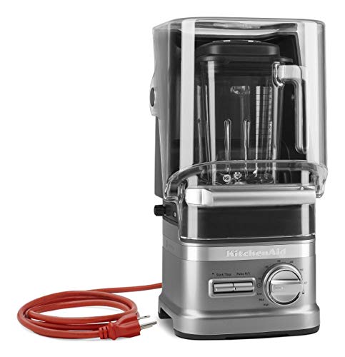 KitchenAid KSBC1B2CU NSF Enclosure Commercial Blender, 60 oz, Contour Silver