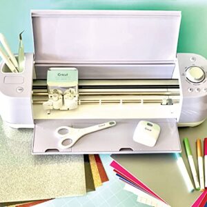 Cricut Explore Air 2 Lilac Machine Bundle - Beginner Guide, Tool Kit, Vinyl Pack, Designs & Project Inspiration