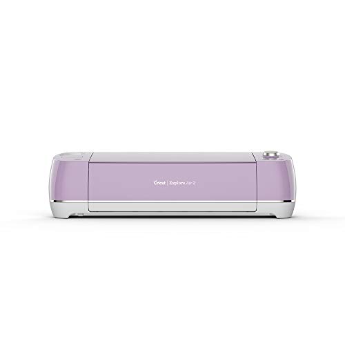 Cricut Explore Air 2 - A DIY Cutting Machine for all Crafts, Create Customized Cards, Home Decor & More, Bluetooth Connectivity, Compatible with iOS, Android, Windows & Mac, Lilac