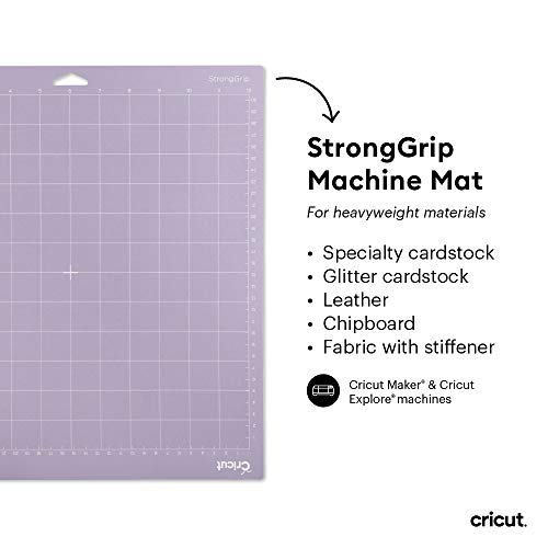 Cricut Variety Pack(1 StrongGrip, 1 LightGrip, 1 StandardGrip) Adhesive Cutting Mat 12"x12", Cutting Mat For Cricut Maker/Cricut Explore, Use with Light, Medium, & Heavy-Weight Materials, (3CT)