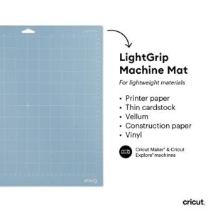 Cricut Variety Pack(1 StrongGrip, 1 LightGrip, 1 StandardGrip) Adhesive Cutting Mat 12"x12", Cutting Mat For Cricut Maker/Cricut Explore, Use with Light, Medium, & Heavy-Weight Materials, (3CT)