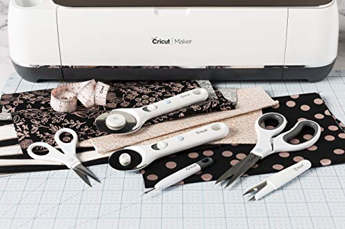 Cricut Rotary Cutter - Rotary Cutter for Fabric, Sewing and Quilting Projects - Compatible For Both Right- and Left-Handed Use - [60mm]