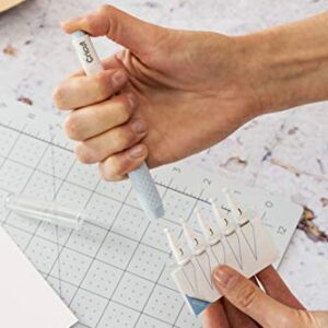 Cricut TrueControl Knife Kit - For Use As a Precision Knife, Craft knife, Carving Knife and Hobby Knife - For Art, Scrapbooking, Stencils, and DIY Projects - Comes With 5 Spare Blades - [Blue]