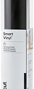 Cricut Smart Permanent Vinyl (13in x 12ft, Black) for Cricut Explore 3 and Maker 3, Create DIY Projects, Decals, Stickers & More, All-Weather & Fade-Proof, Ideal for Outdoor Use