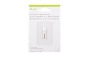 cricut premium fine-point replacement blade, cutting blade with improved design, cuts light to mid-weight materials, for personalized crafts, compatible with cricut maker & explore machines, 1 count