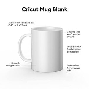 Cricut Mug Press Machine Bundle - Heat Press Machine for Coffee Mugs, Heat Press for Sublimation, Infusible Ink Transfer Paper, Sublimation Mug Blanks, DIY Project Designs, Gift Ideas, Craft Projects,