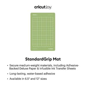 Cricut Joy StandardGrip Mat 4.5" x 6.5" Reusable Cutting Mat for Crafts with Protective Film, Use with Cardstock, Iron On, Vinyl and More, Compatible with Cricut Joy Machine