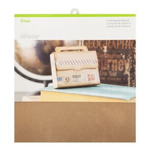 cricut kraftboard natural 12×12(20), 12″ x 12″,