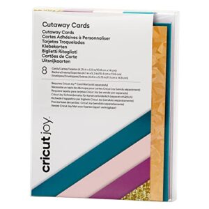 cricut joy, corsage sampler cutaway cards