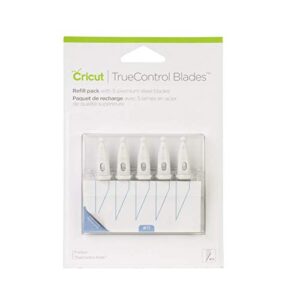 cricut truecontrol knife replacement blades – 5 pack