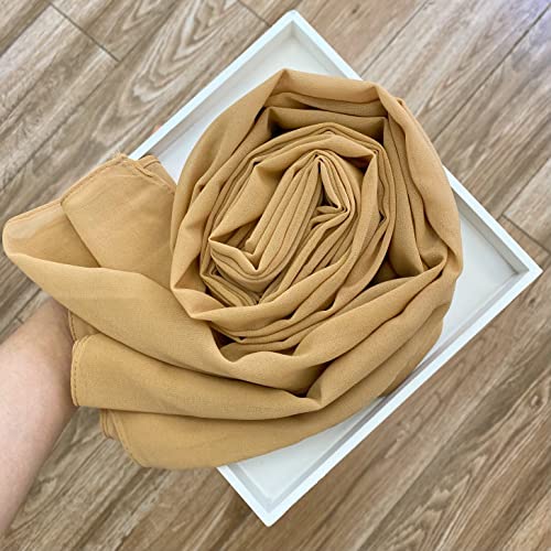 NOOR 5 pcs Hijab Scarfs for Women - Premium Quality Chiffon Hijab, Soft and Lightweight. Hijab Gift Box - 5 Colors Set (Mix Colors 1)