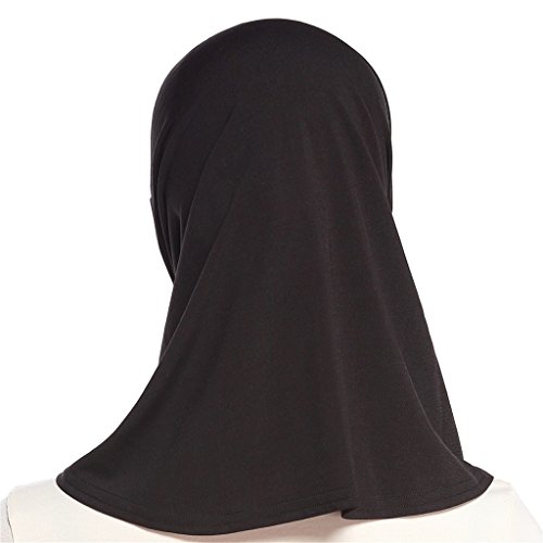 GladThink Womens Muslim Mini Hijab Scarf With More colors Black